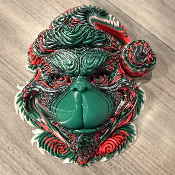 Other - Colorful Grinch Swirl Wall Art